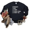 Simply Sage Market Women's Graphic Sweatshirt Naughty Nice List - 2 of 2
