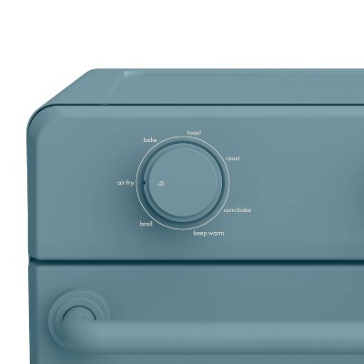 Bella Surf Blue 6-Slice Air Fryer Toaster Oven with French Door