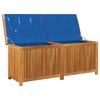 vidaXL Cushion Box Brown Solid Acacia wood 59.1 x 19.7 x 23.8 in Storage - 4 of 4