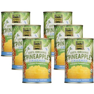 Native Forest 100% Organic Crushed Pineapple - Case of 6/14 oz - 1 of 4