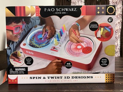Fao Schwarz Spin & Twist 3d Designs Glow Swirl & Spiral Kit : Target