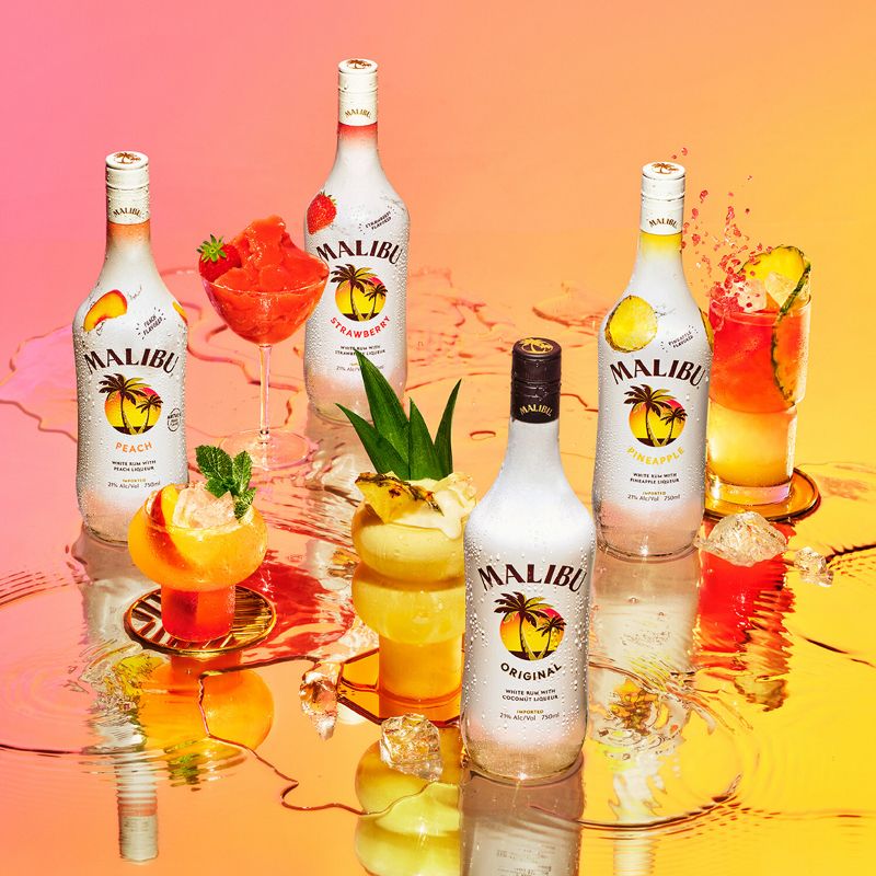 Malibu Caribbean Rum with Pineapple Liqueur - 1.75L Plastic Bottle, 3 of 6