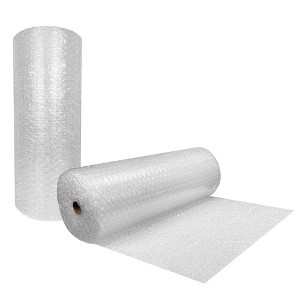 UOFFICE Bubble Roll Wrap - 48" Wide x 130 Ft - Large 1/2" Size Bubbles - 1 of 4