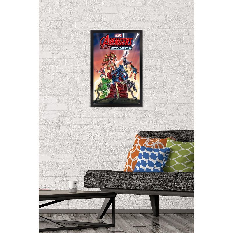 Trends International Marvel Avengers: Mechstrike - Group Framed Wall Poster Prints, 2 of 7