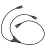 Monoprice Power Cord Splitter - 6 Feet - Black | IEC 60320 C14 to 2x IEC 60320 C13, 18AWG, 10A/1250W, SVT - 4 of 4