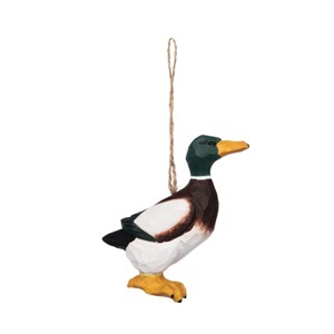 Gallerie II Duck Wood Ornament - 1 of 3