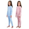 Sleep On It 100% Organic Cotton Rib Knit Snug-Fit 4-Piece and 6-Piece Pajama Sets for Boys & Girls - 3 of 4