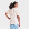 Girls' Peanuts 'Stay Sweet' Valentine's Day Oversized Graphic T-Shirt - Beige - 3 of 4