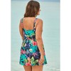 Swim 365 Twist-Front Swim Dress - 3 of 4