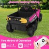 Garvee 24V 4WD 6-Wheel Ride On Dump Truck for Kids, 2-Seater Electric Truck with Remote Control, Motorized Dump Bed, Shovel, LED Lights & Music - 3 of 4