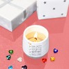 Pavilion Gift Company - July - 11 oz - 100% Soy Wax Reveal Candle with Birthstone Scent: Tranquility - Flame Candles - 4 of 4