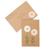 Sustainable Greetings 48 Pack 4 x 6-inch Kraft Blank Cards and Envelopes - DIY Greeting Notes for Birthday, Invitations and All Occasions - 4 of 4