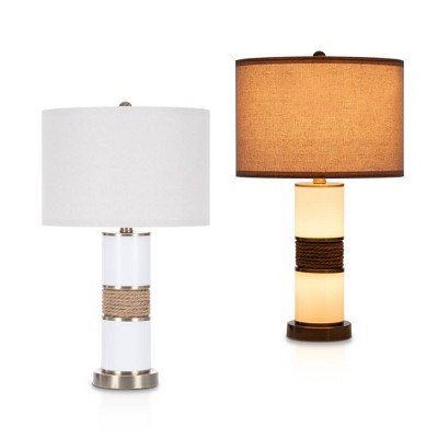 Rosary Blenn Table Lamp – 3 Modes, Dual Light (Set of 2)