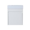 18" Modern Wall Mounted Bathroom Vanity With Sink Combo Space Saving Bathroom Accessories - 3 of 4