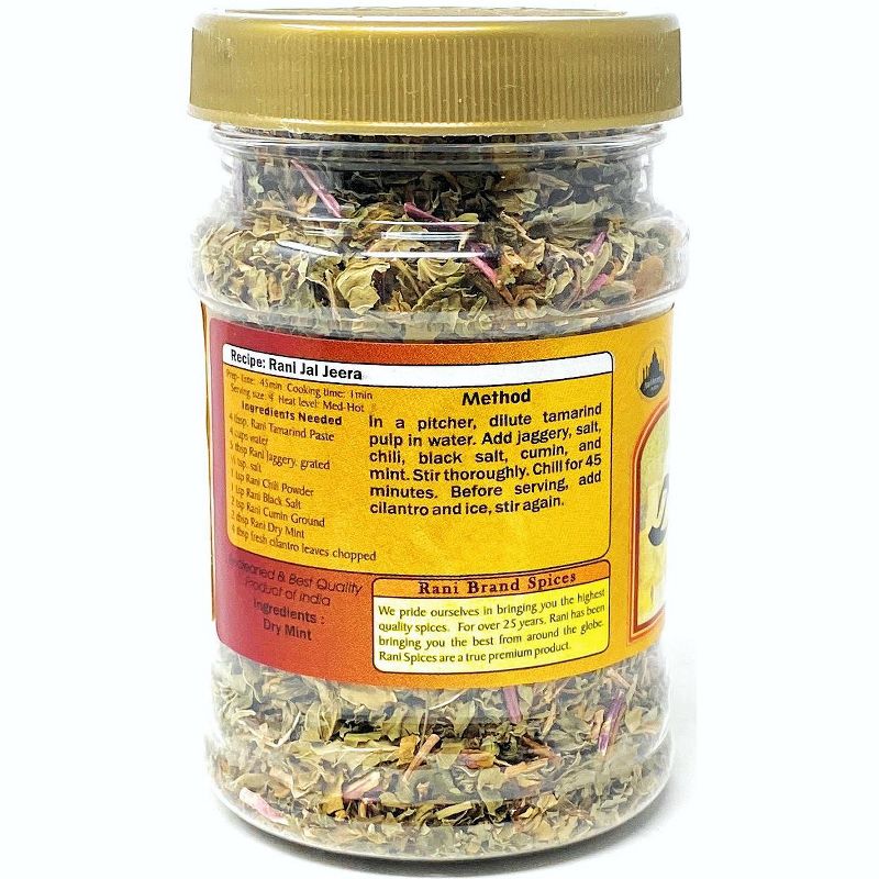 Dry Mint Leaves (Podina Leaf) Spice, Dried Herb - 1oz (28g) - Rani Brand Authentic Indian Products, 4 of 6