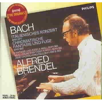  Bach, Johann S.; Brendel, Alfred [Piano] - Bach: Italian Concerto, Chromatic Fantasy & Fugue (CD) 