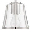 Crystorama Lighting Fulton 1 - Light Vanity in  Polished Nickel/Clear - 3 of 4