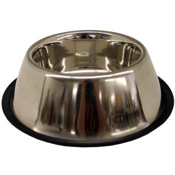 Non-Tip Stainless Steel Bowl 32 oz Spaniel Style