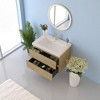 30" Wall-Mounted Bathroom Vanity with Resin Sink ââ‚?Floating Bathroom Cabinet with Soft-Close Hinges,Floating Vanity Cabinet - 4 of 4