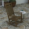 Merrick Lane Set of 2  Poly Resin Indoor/Outdoor Rocking Chairs - 4 of 4