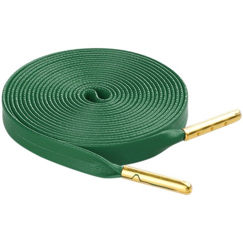 Inspire Chic Pu Leather Flat Shoe Laces For Sneakers Boots 1 Pair Green 140cm 55.1 Target
