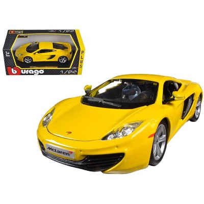 Mclaren MP4-12C Yellow 1/24 Diecast Car Model by Bburago