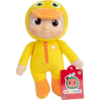 CoComelon 8" JJ Plush Toy, Ducky Onsie - Officially Licensed - Soft Stuffed Animal J.J. Duck Doll for -Gift for Kids, Boys & Girls Ages 1-3 - 8 Inches