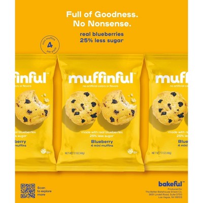 Muffinful Blueberry Mini Muffins - 8.5oz/20ct