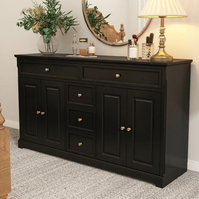 FUFU&GAGA Versatile Storage Cabinet Lacquered Buffet Sideboard Dresser