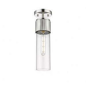 Bolivar - 1 Light Flush Mount In Industrial Style-15.25 Inches Tall and 4 Inches Wide - 1 of 1