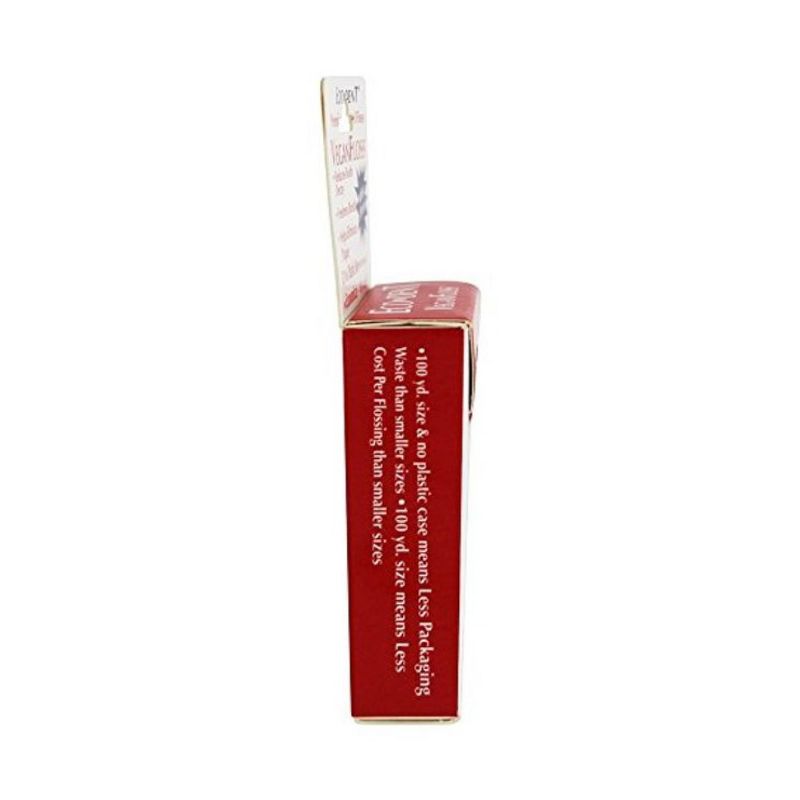 Eco-Dent VeganFloss Waxed Premium Dental Floss Cinnamon - Case of 6/100 yd, 4 of 7