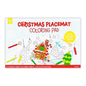 Little Yellow Bicycle: Christmas Coloring & Activity Pad - Themed Coloring Set - 1 of 4