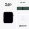 Refurbished Apple Watch SE GPS + Cellular (2024) 40mm Starlight Aluminum Case with Lake Green Sport Loop - Target Certified Refurbished - 4 of 4