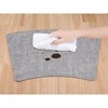 REGALWOVEN Faux Leather Washable Heat Resistant Wipeable Table Mat 6 Pcs - 3 of 4
