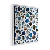 Ninola Design Watercolor Stains Blue Gold Art Canvas - Society6 - 2 of 4