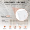 VEVOR Ceiling Tiles, 12-Pack 24 x 24 in, Drop Ceiling Tiles Premium PVC Sheet,Plastic Glue-up Ceiling Tile, Ceiling Covering, Geometrice,White - 4 of 4