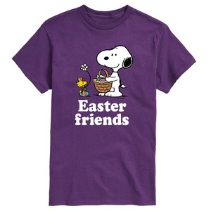 Men's - Peanuts - Easter Friends Short Sleeve Graphic T-Shirt - 1 of 4