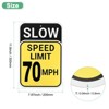 Unique Bargains Aluminum Weather Resistant Waterproof Rust Free Traffic Signs 1 Pc - 3 of 4