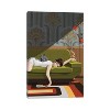 iCanvas Waiting Game by ArtcatIllustrated Canvas Print Wall Art - 2 of 3