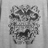 Harry Potter Expecto Patronum Women's Heather Gray Short Sleeve Crew Neck Crop Tee - 2 of 3