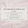 Luxury Cotton Ribbed Texture Towel Set - Great Bay Home. - 4 of 4