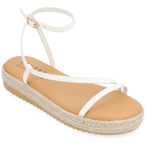 Journee Collection Womens Odelia Buckle Espadrille Sandals - 1 of 4