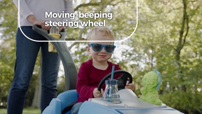 Step2 Blue Whisper Ride Cruiser Push Car with Seat Belt