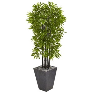 HomeStock  5.08 ft. Artificial Bamboo Tree in Planter for Indoor/Outdoor - 1 of 1