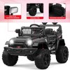 12V Kids Ride On Truck, Electric Play Car Ride-On Toy with Parent Remote Control, 3 Speeds, 4 Tires Suspension, LED Lights - 3 of 4