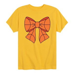 Boys' - Instant Message - Basketball Bow Short Sleeve Graphic T-Shirt - 1 of 4