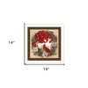 HomeRoots Cardinal Wreath White Framed Wall Art - 3 of 4