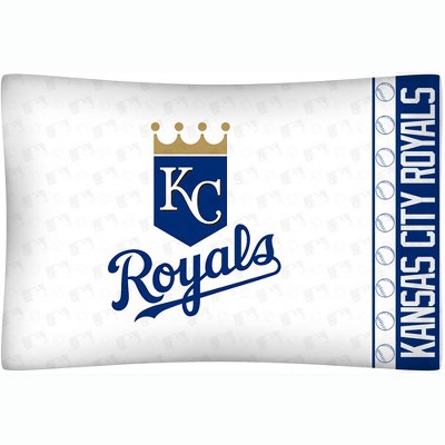 MLB Pillowcase Baseball Team Logo Bed Pillow Cover - Kansas City Royals..