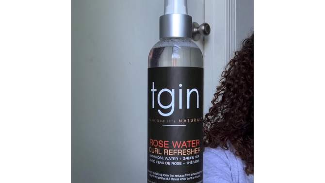 TGIN Rose Water Curl Refresher - 8 fl oz, 2 of 7, play video