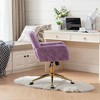 CAVINAS Home Office Chair, Home Office Chair, Reclining Accent Chair, Adjustable Desk Chair Comfy, Swivel Office Chair, Vanity Chair - 2 of 4